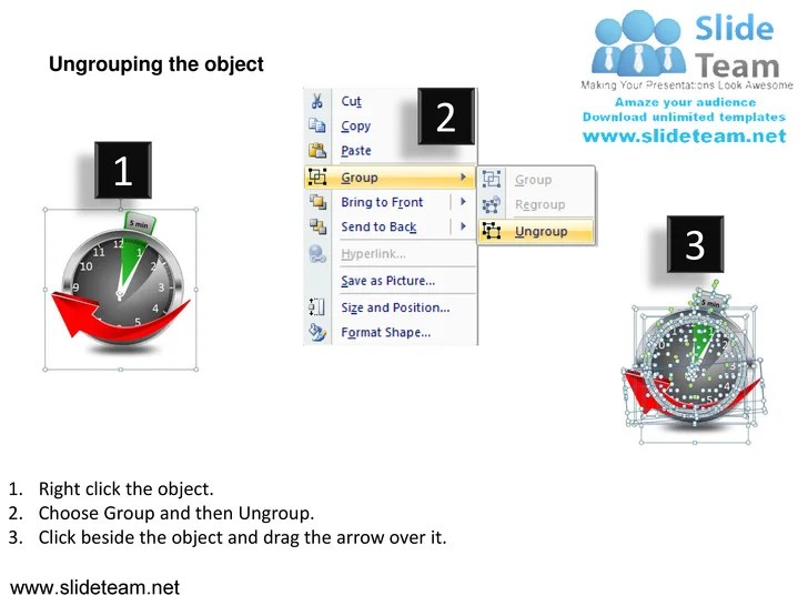 How to make create stopwatch style design 4 powerpoint presentation s…