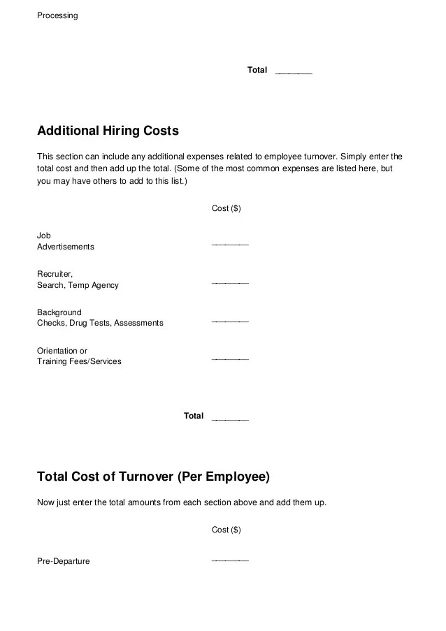 How to really calculate the cost of employee turnover