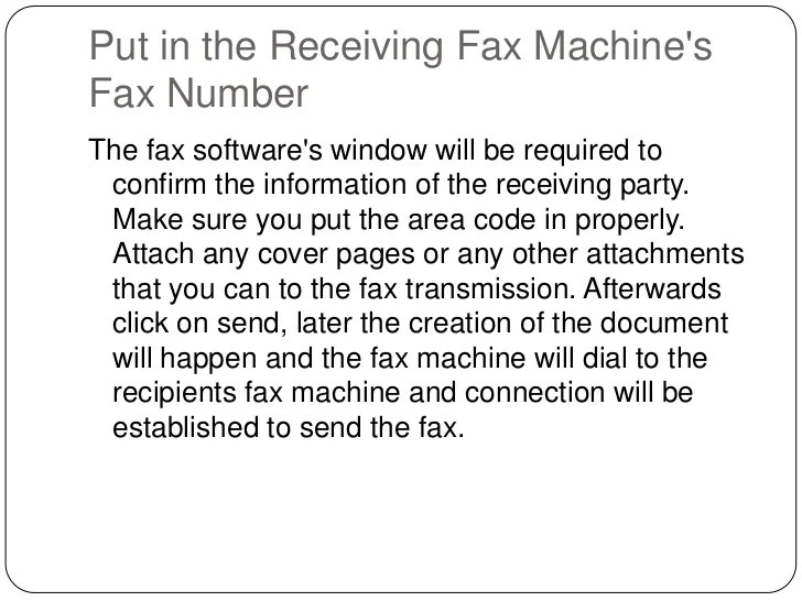 How to send a fax from a computer