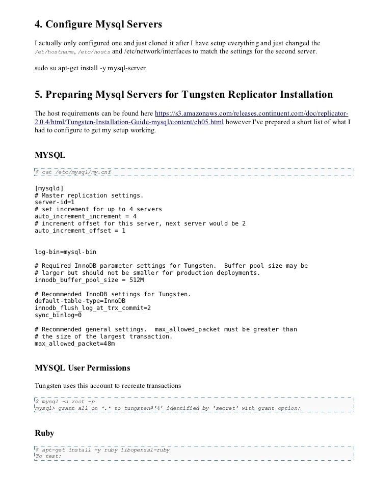How to setup multi master replication using tungsten and mysqlproxy