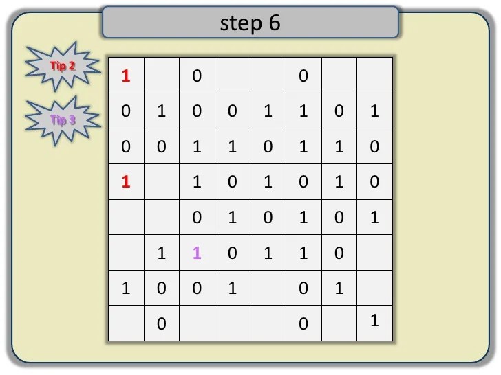 How to solve binary puzzles
