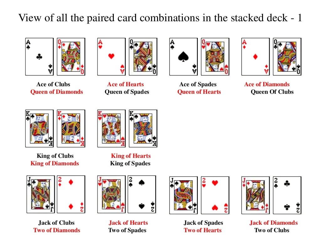 Invisible Deck How to Stack The Deck