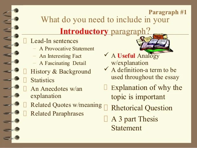 How to write a provocative essay