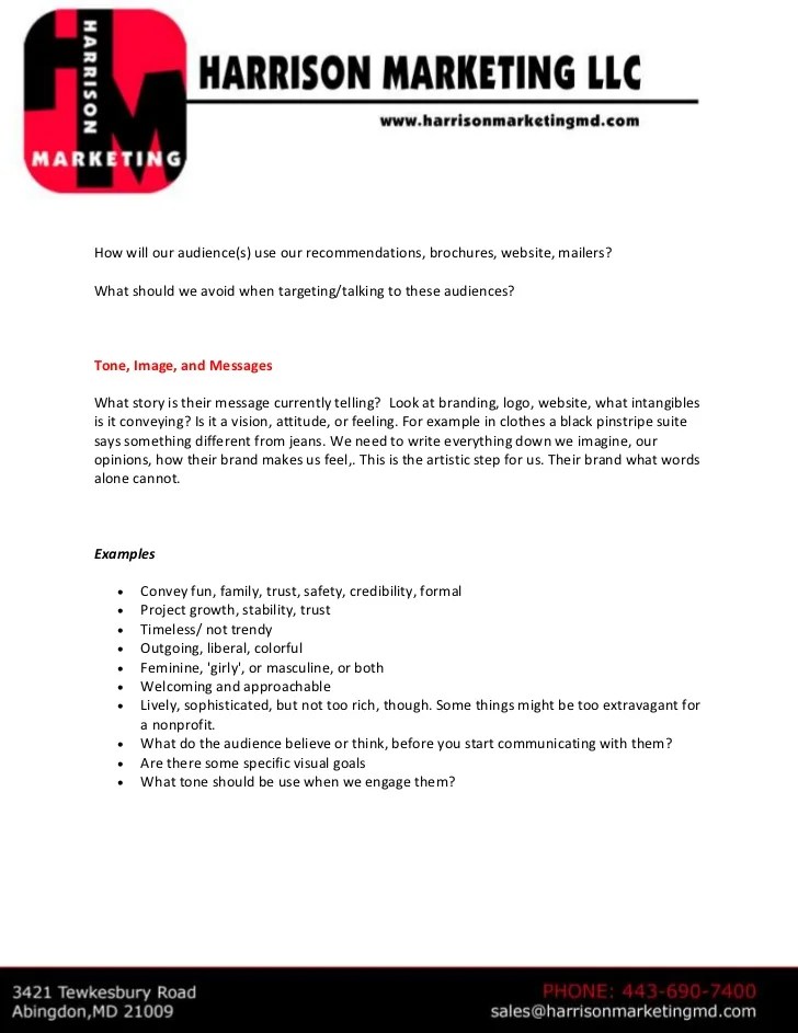 How to write a creative brief