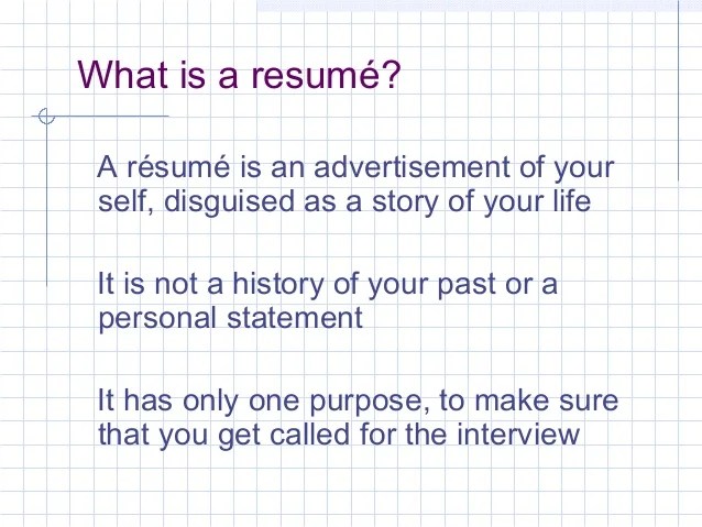 How to write a winning resume