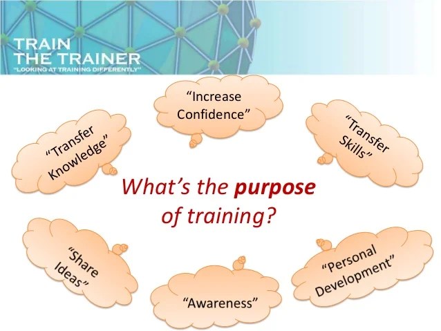 How to write training objectives How to write training objectives