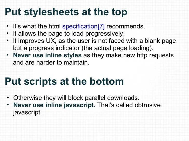 Html & CSS Best practices