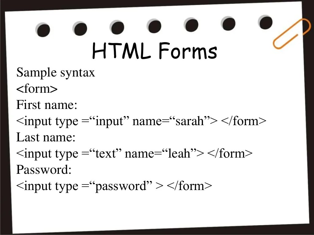 HTML frames and HTML forms