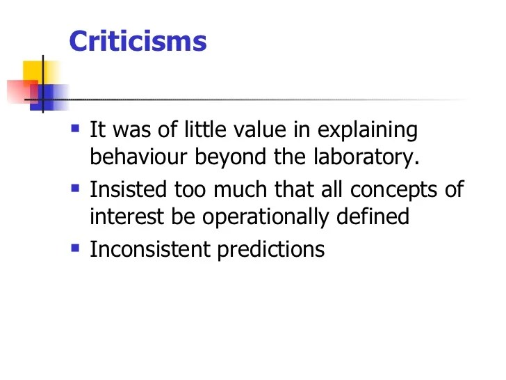 Hull's Theory of Learning