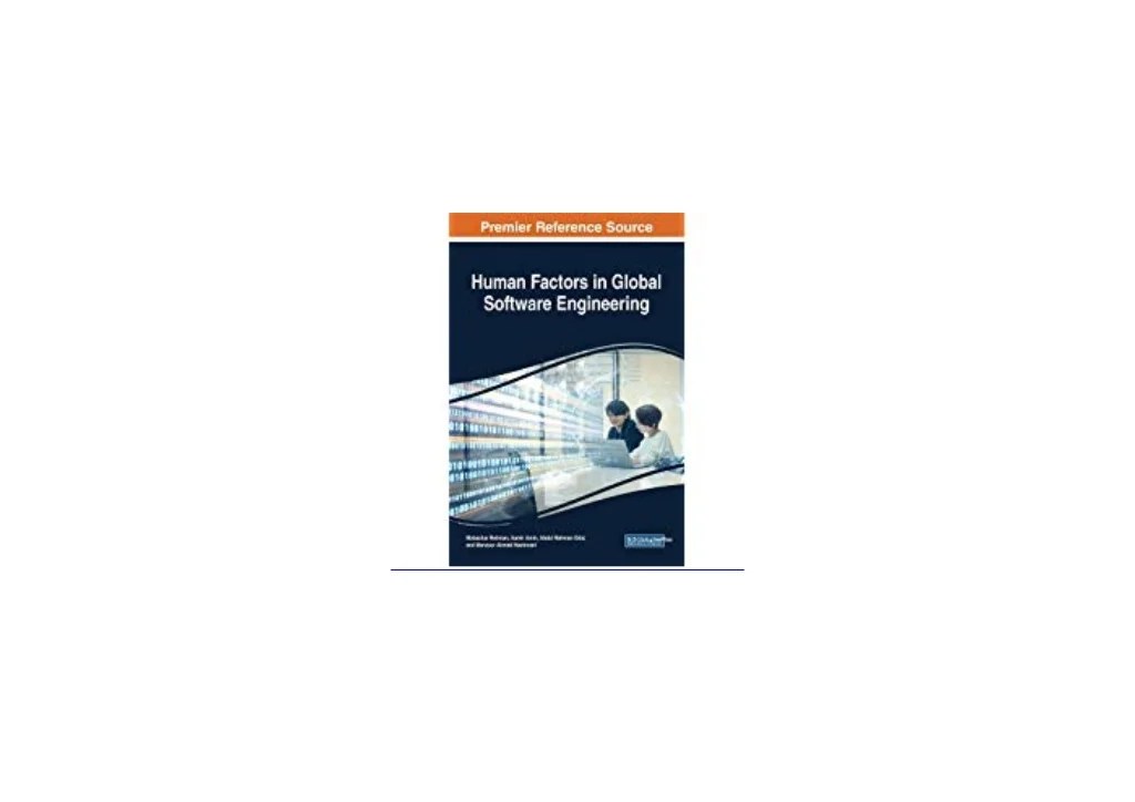 ebook_ Human Factors in Global Software Engineering Advances in Syst…