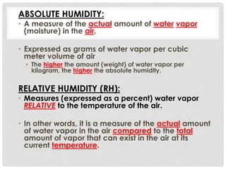 Humidity and Relative Humidity | PDF