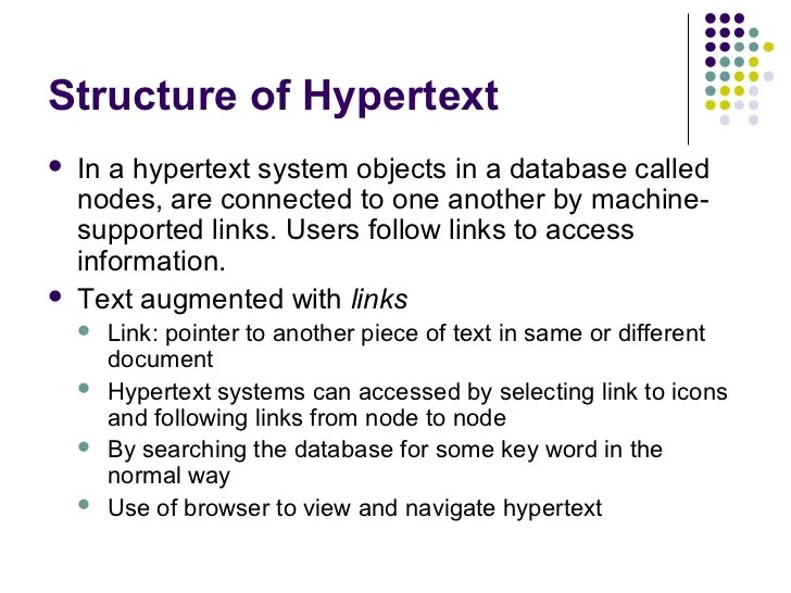 Hypertext