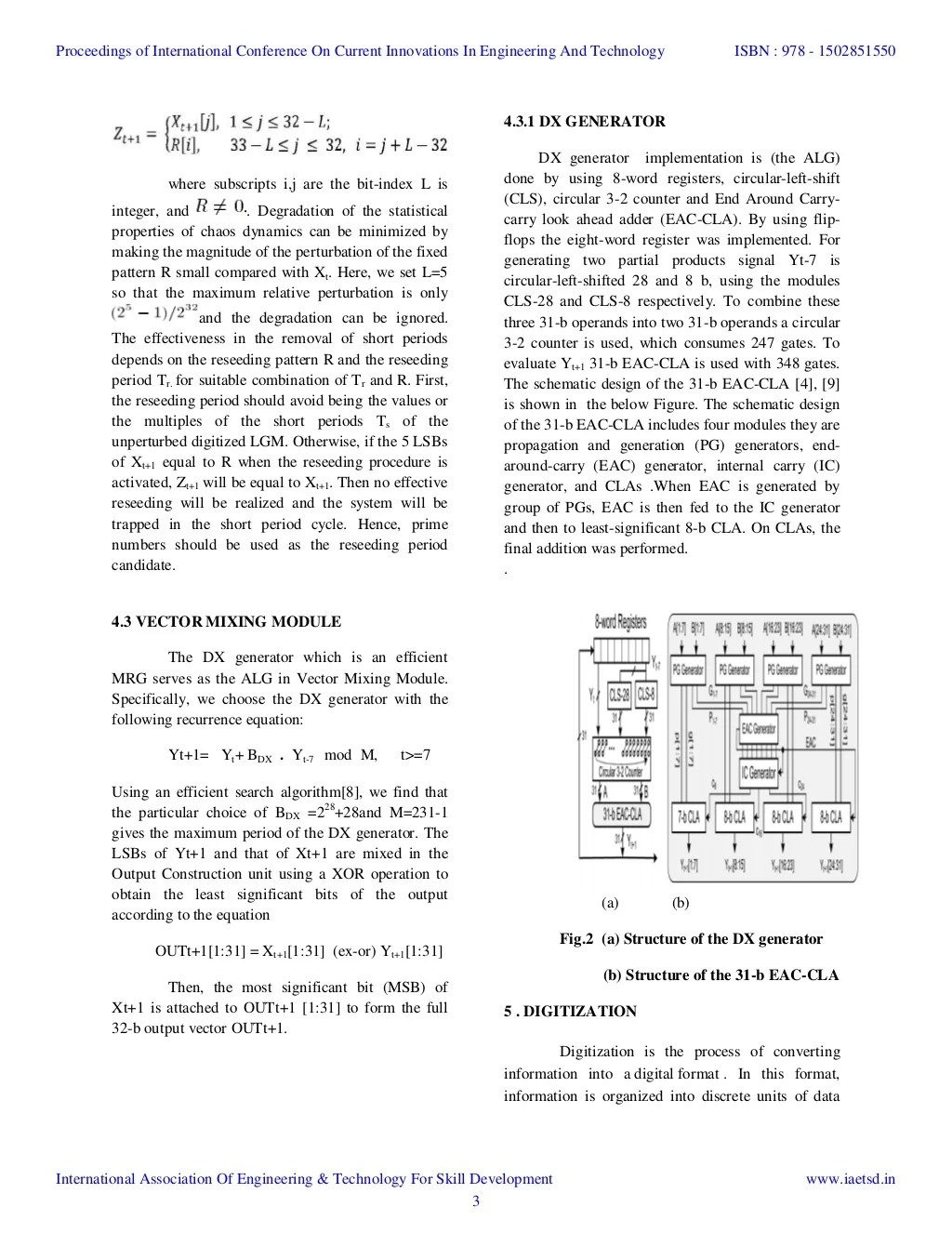 Iaetsd design and implementation of pseudo random number generator