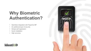 IdentiD Biometric Reader | PPTX