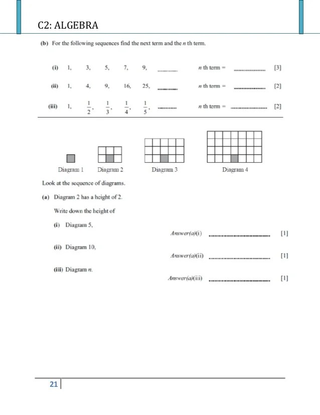Edexcel IGCSE Past Papers, Mark Schemes