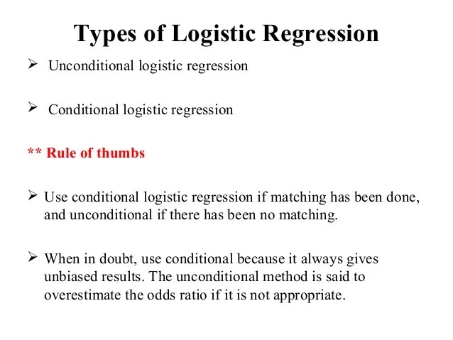 Logistic Regression in CaseControl Study