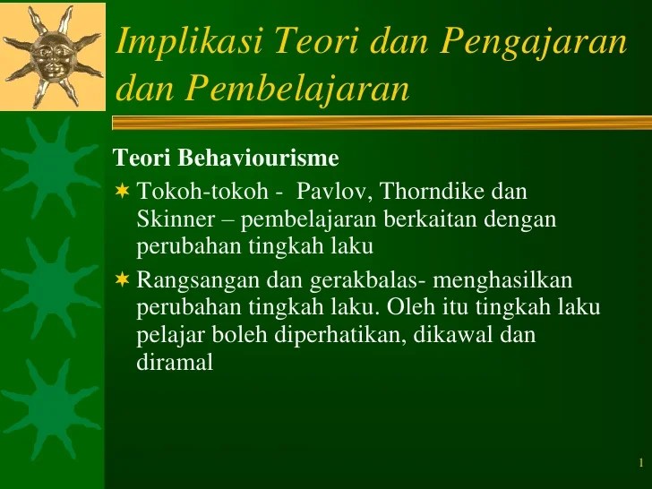 Implikasi teori p&p