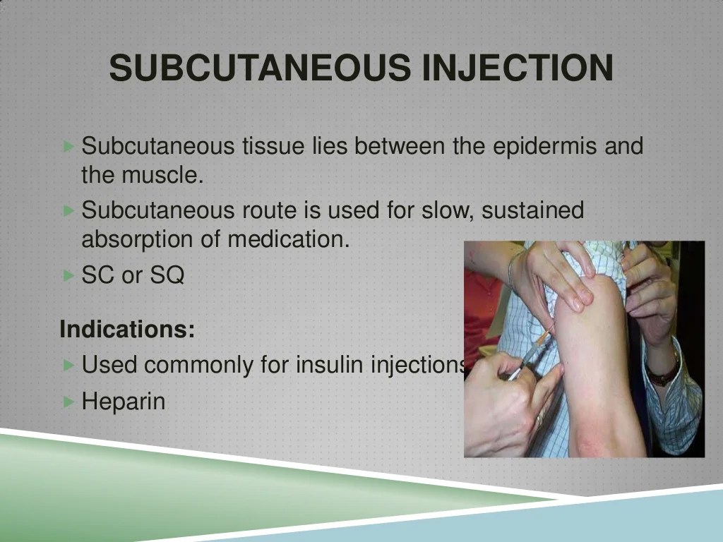Injection Technique
