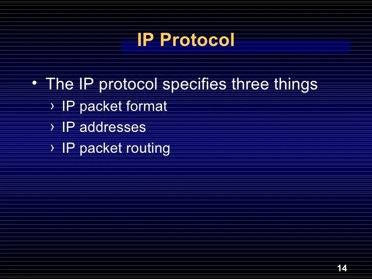 protocols