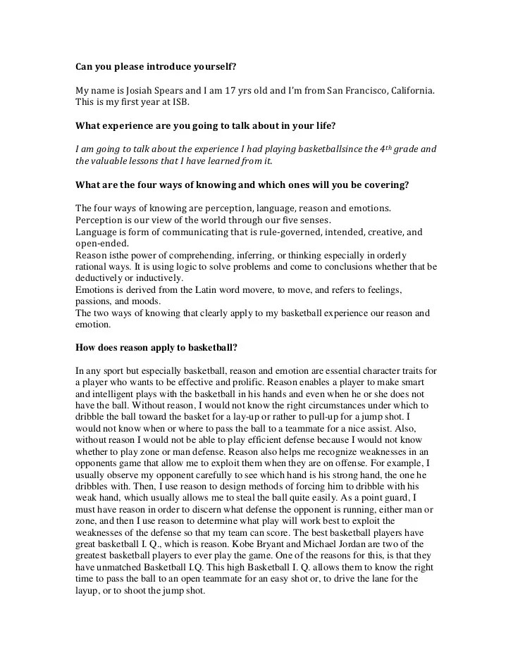 Interview Script