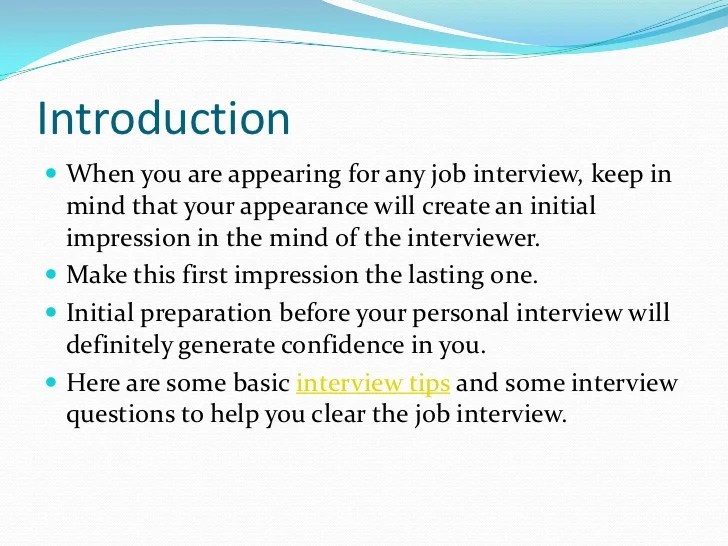 Interview Tips Do's and Don'ts in Interview