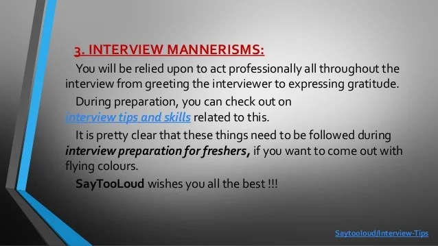 Interview preparation for freshers how to introduce at a job intervi…