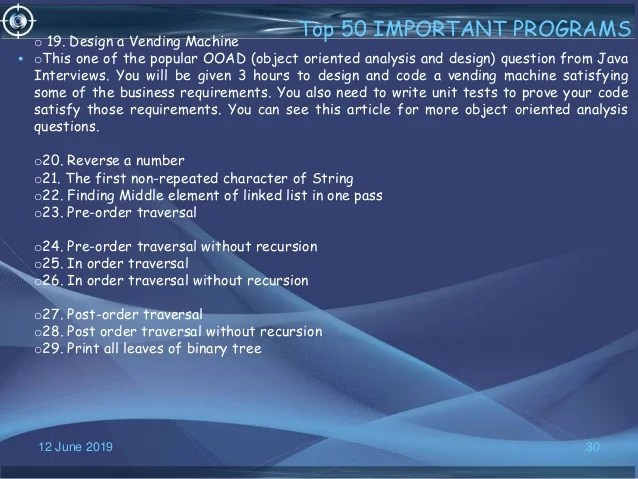Interview preparation full_stack_java