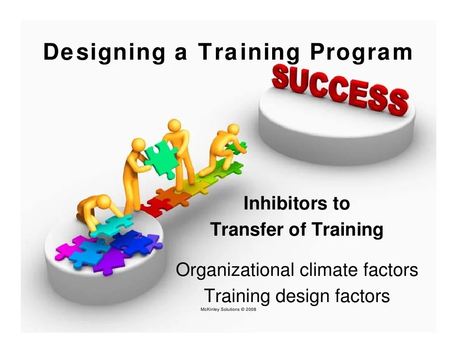 Int In House Service Excel Training Design A Program