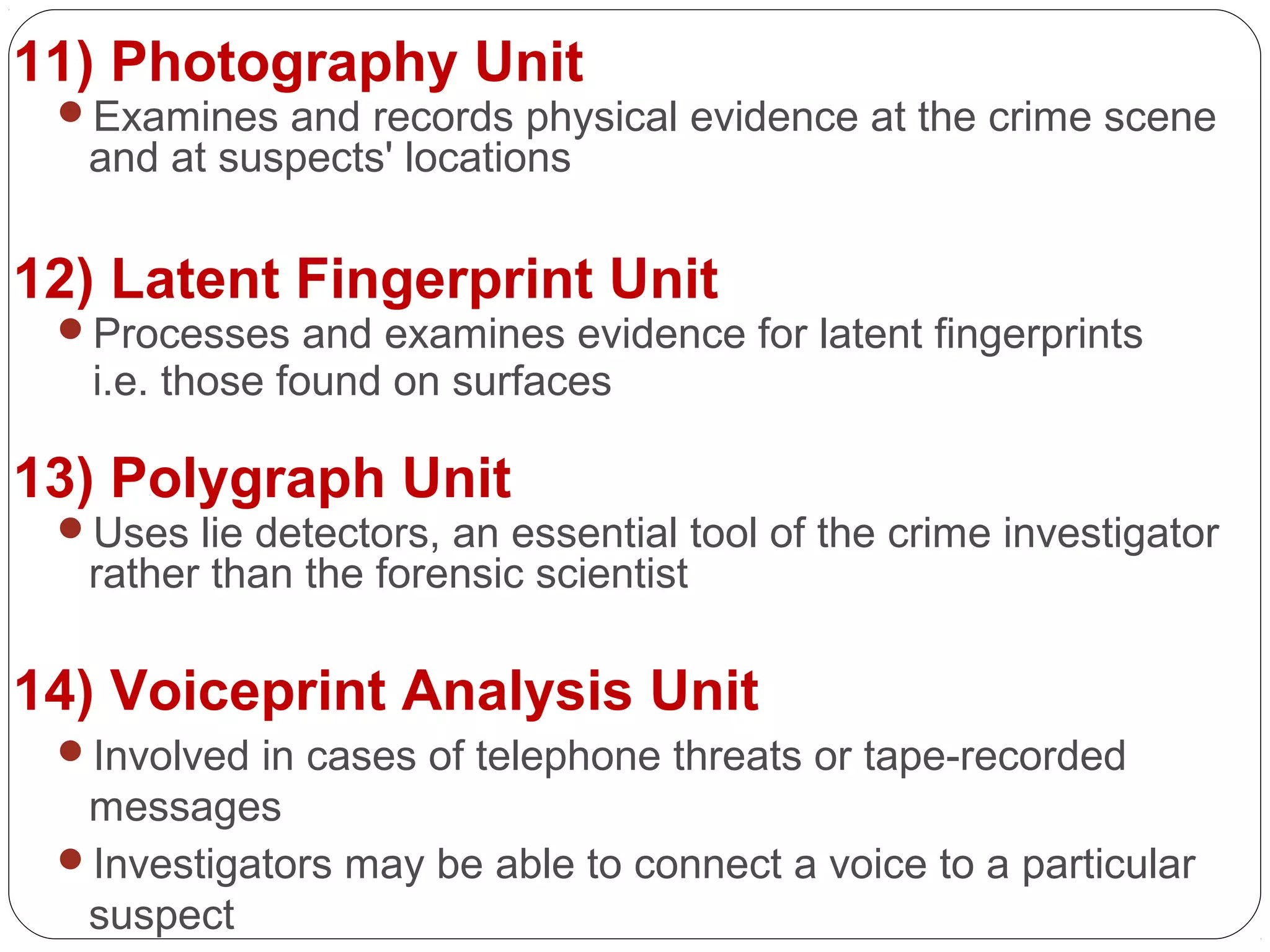 Introduction to Forensic Science PPT