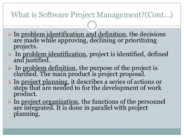 Introduction of software project management
