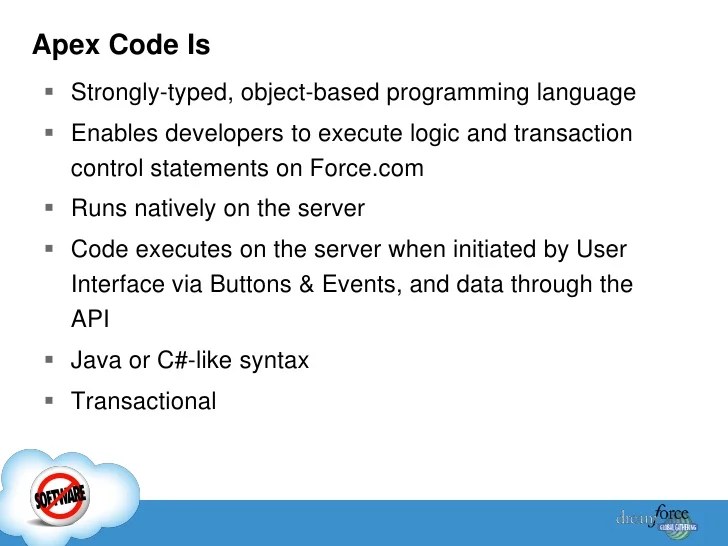 Introduction to apex code