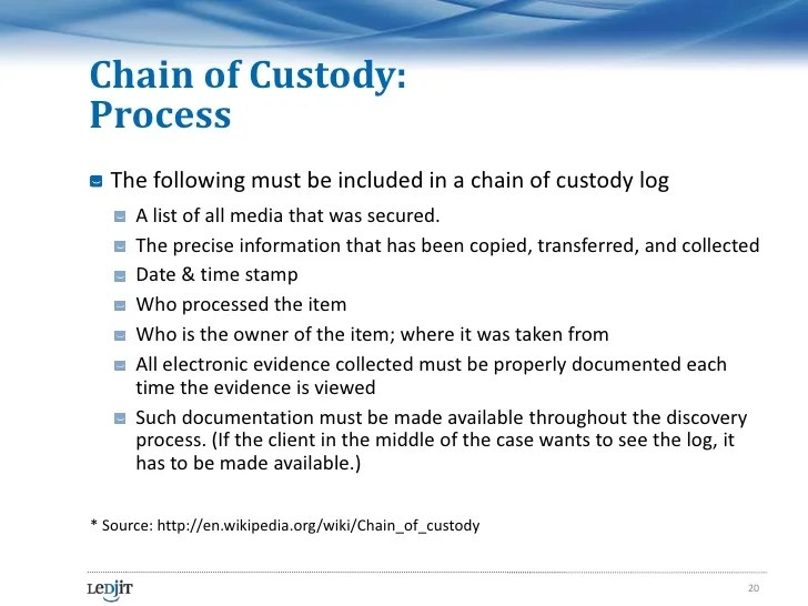 Introduction To Forensic Methodologies