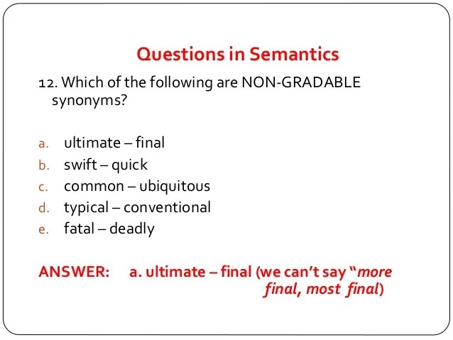 Introduction to linguistics A Quick Review