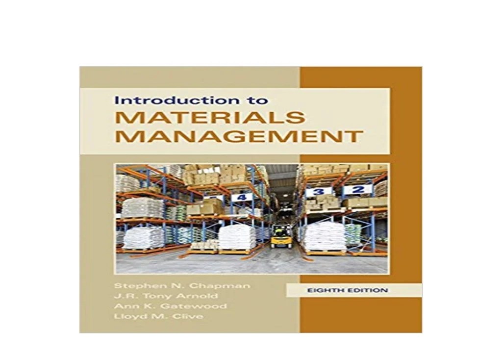 paperback_ Introduction to Materials Management 8th Edition 8th Edit…
