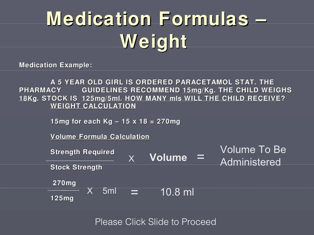 Introduction to Medication Calculations