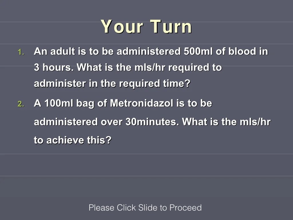 Introduction to Medication Calculations