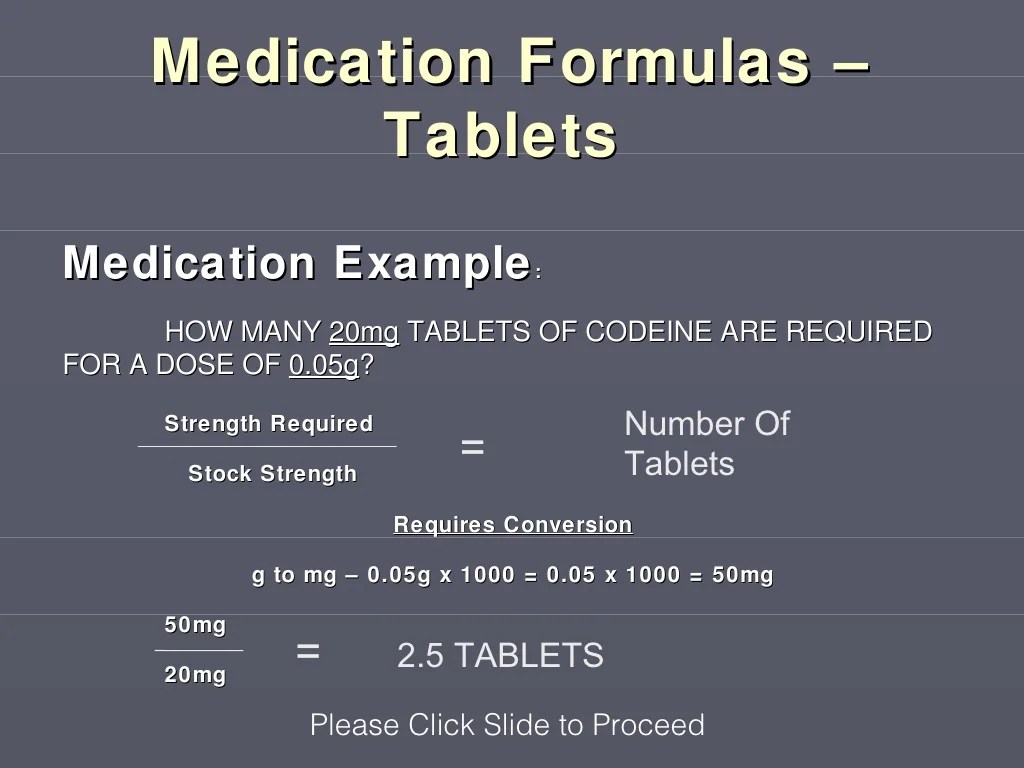 Introduction to Medication Calculations