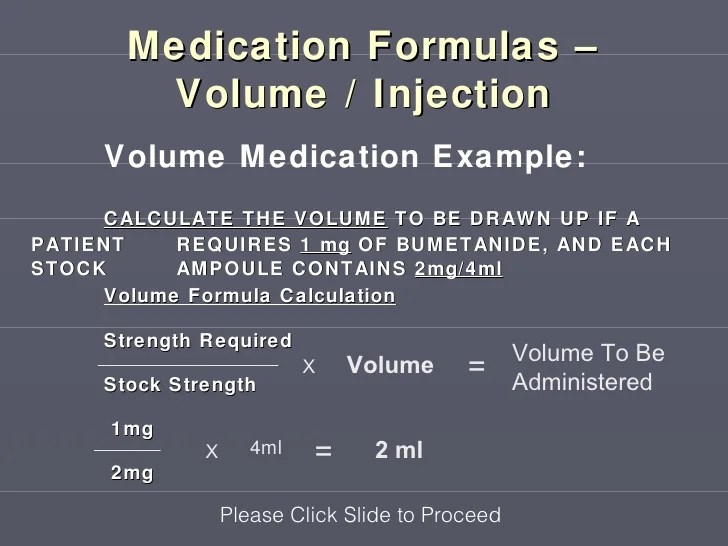 Introduction to Medication Calculations