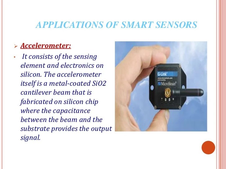 Introduction to smart sensors & its’ application