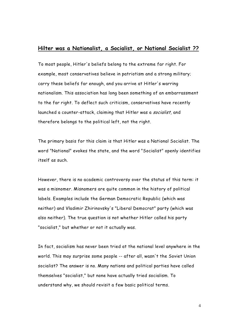 NDU Term Paper Introduction To Sociology Hitler