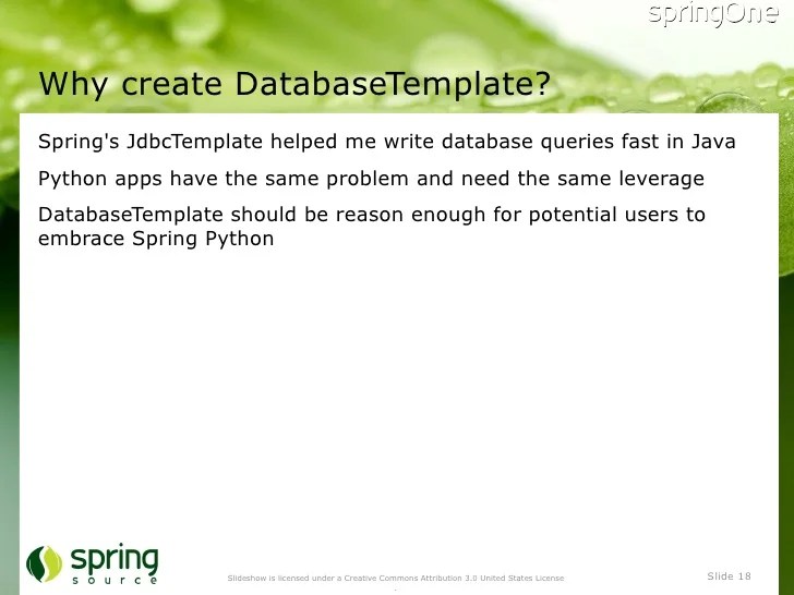 Intro To Spring Python