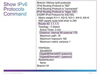 IPv6 EIGRP | PPT | Free Download