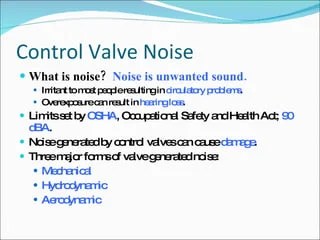 Basic Control Valve Sizing and Selection | PPT