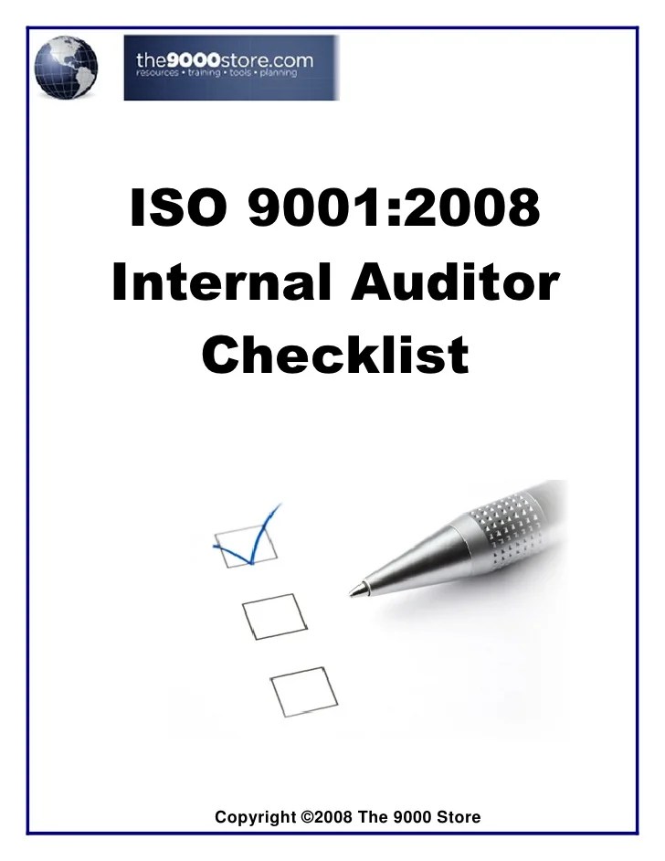 Internal Audit (Self Inspection) Checklist Pharma Beginners