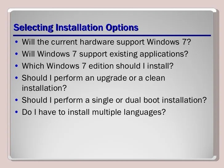 IT109 Microsoft Windows 7 Operating Systems Unit 03 lesson 02