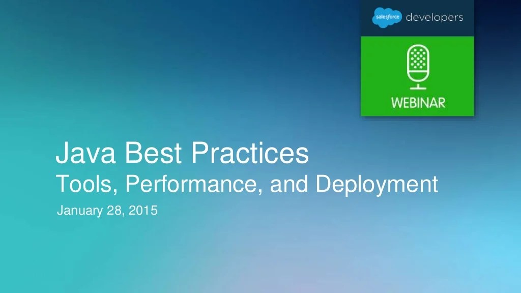 Java Best Practices Tools, Performance, and Deployment