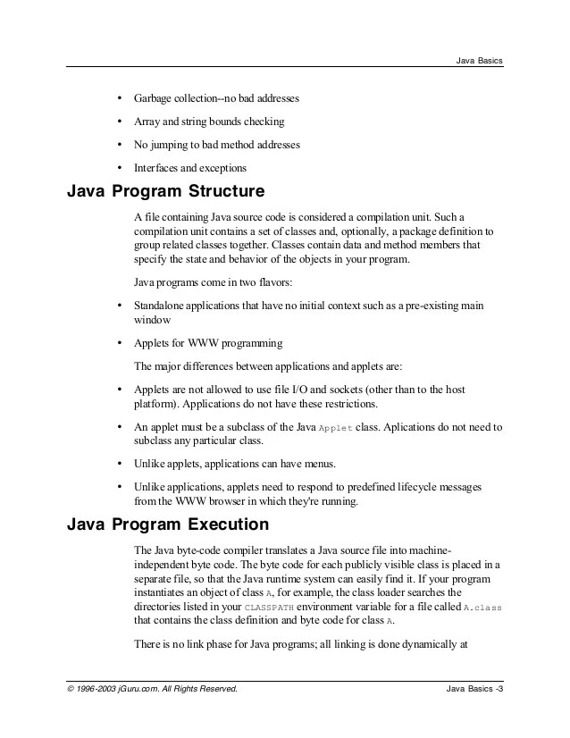 Java programming basics notes for beginners(java programming tutorial…