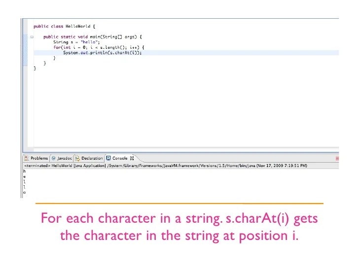 Java Building Blocks