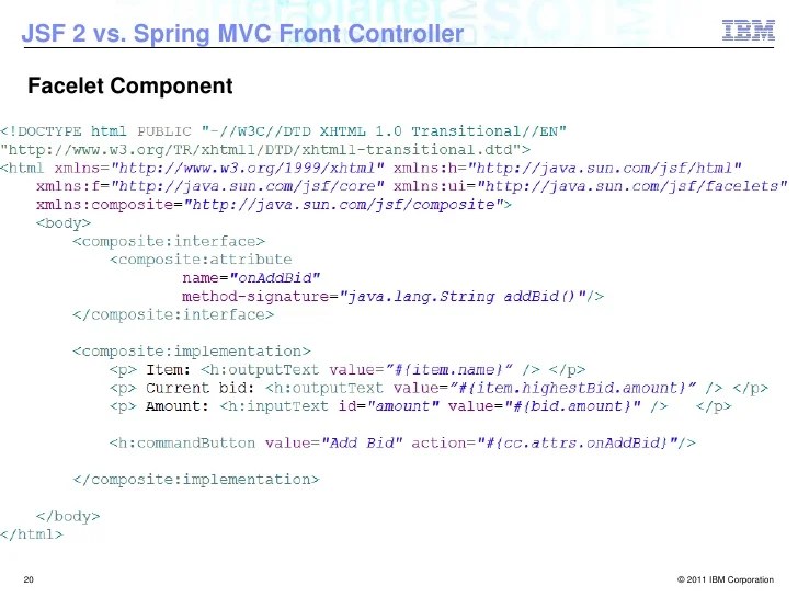 Java EE vs Spring Framework