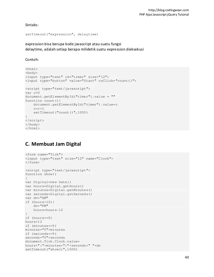 Script Php Jam Digital Isupercoder